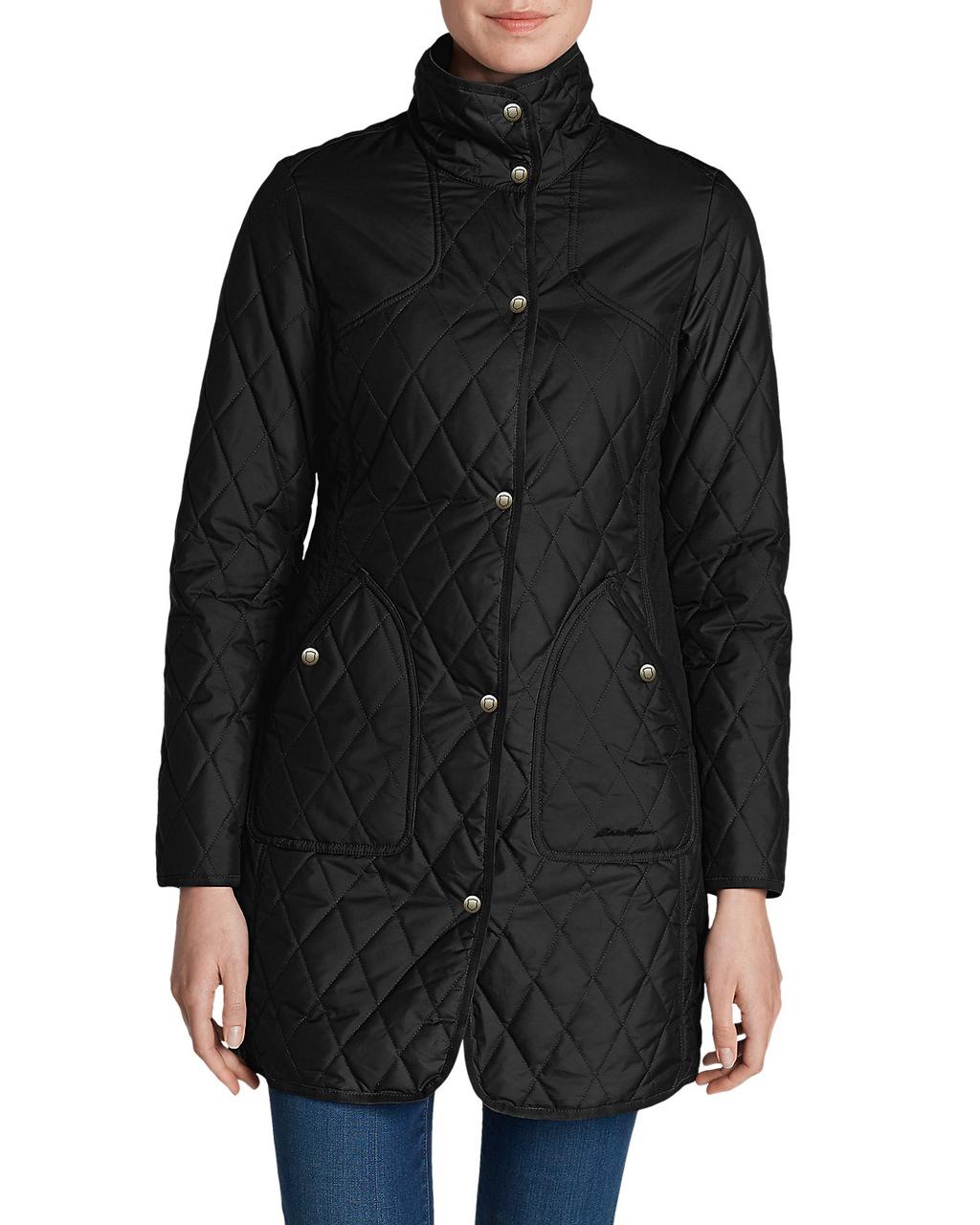 

Зимнее женское пальто Eddie Bauer Womens Year-Round Field Coat BLACK, Зимнее женское пальто Eddie Bauer Womens Year-Round Field Coat BLACK (S)