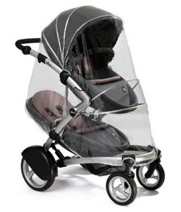 

Дождевик к коляске для двойни MIMA Black (7400)