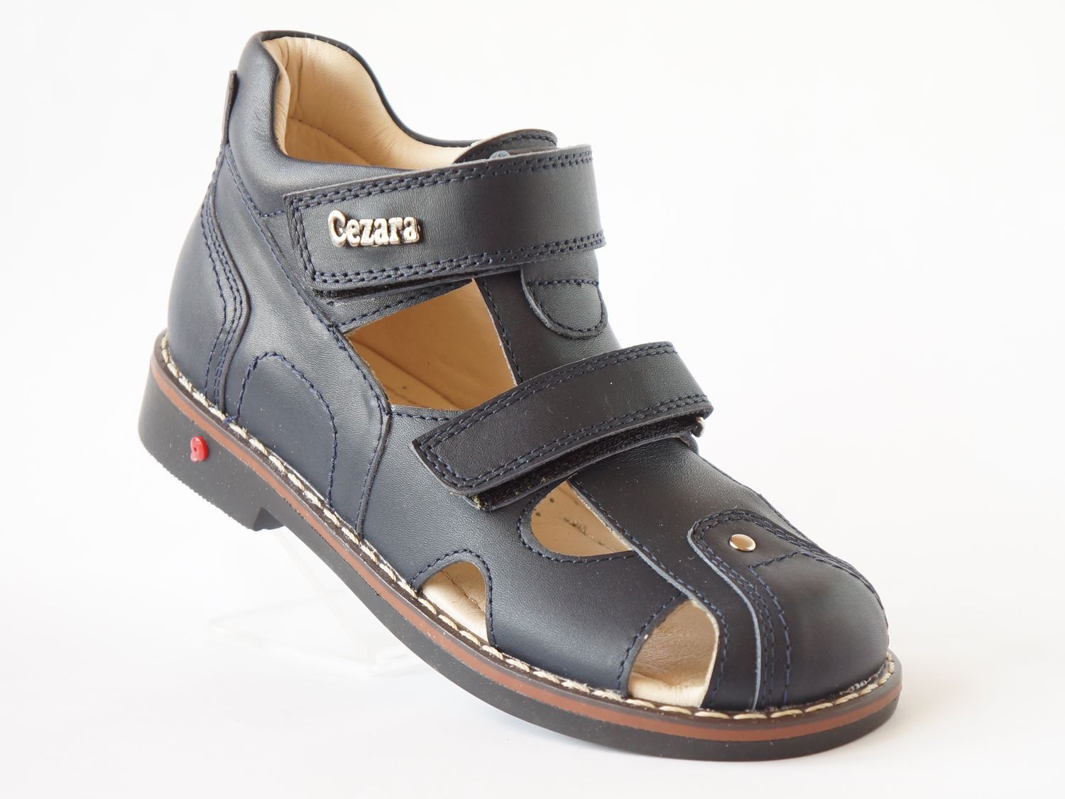 

Ортопедические босоножки Cezara Orthopedic Т-007 Laci 36 Темно-синие