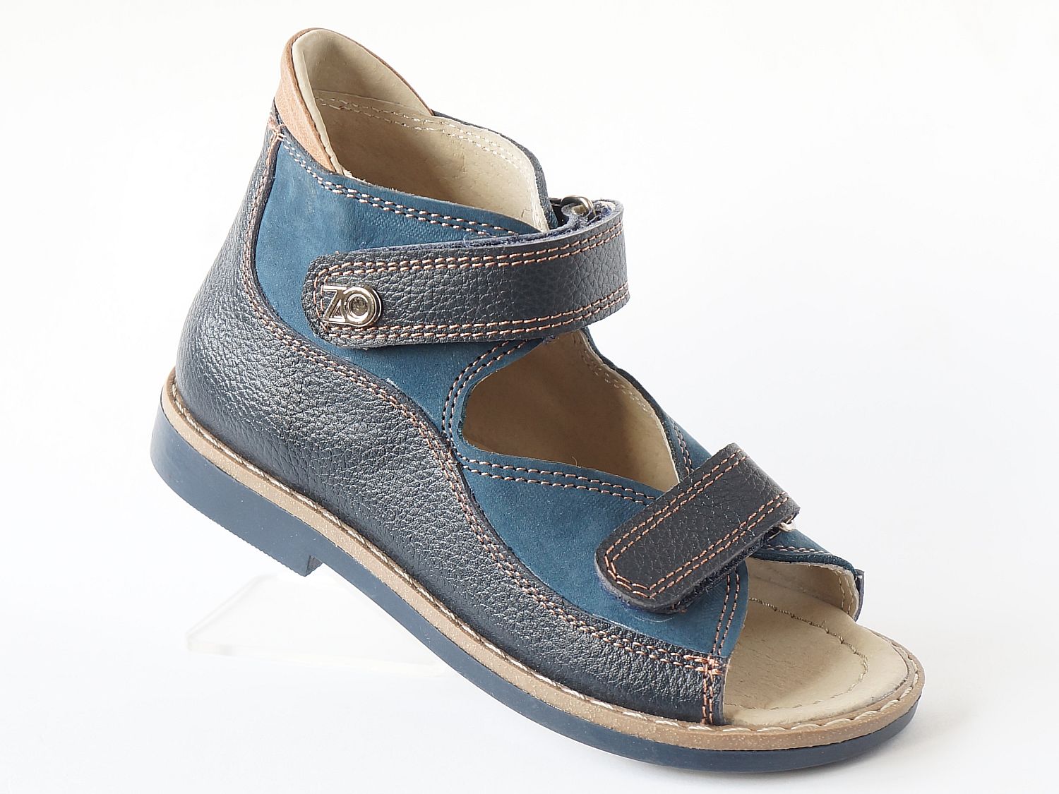 

Босоножки Zdrava Obuvka ортопедические 102-11-М 26 Джинсовые