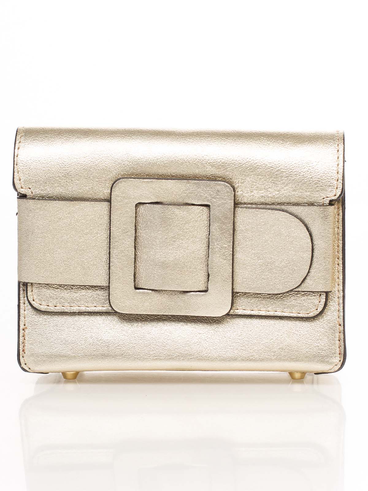 

Клатч Genuine Leather 1812_gold Кожаный Золотистый