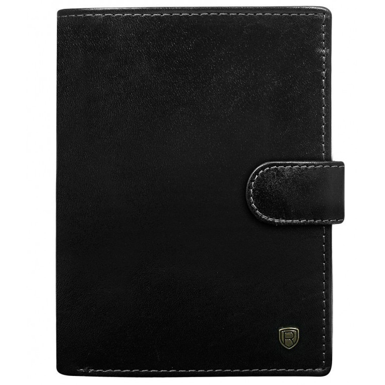 

Мужское кожаное портмоне Rovicky D1072L-RVT Black