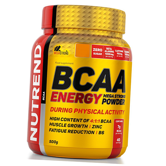 

BCAA Energy Mega Strong Powder Nutrend 500г Апельсин (28119009)