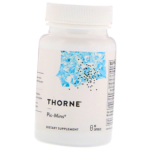 

Микроэлементы, Pic-Mins, Thorne Research 90капс (36357061)