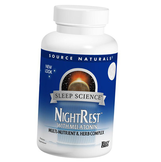 

NightRest with Melatonin Source Naturals 100таб (72355026)