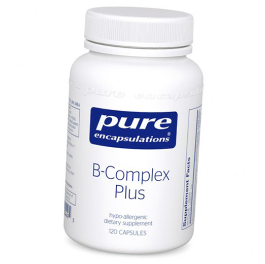 

Витамины группы В, B-Complex Plus, Pure Encapsulations 120капс (36361011)