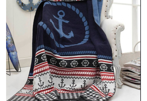 

Плед Diva Marine 180x220 Разноцветный