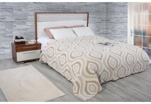 

Плед Diva Pearl 200x220 Бежевый