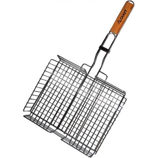 

Решетка для барбекю Kamille "Скаут" глубокая 31х25х5.5см