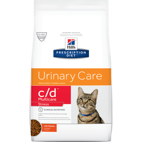 

Лечебная диета для кошек Hill's Prescription Diet c/d Feline Urinary Stress (курица) - для снижения повторного проявления идиопатического цистита кошек и для борьбы со стрессом - 4 кг