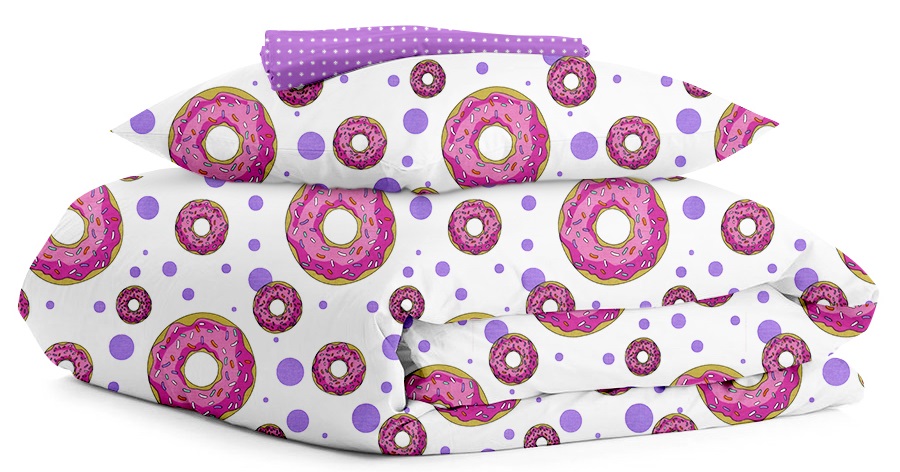 

Комплект постельного белья Cosas Sweet Donut Dots Fio 155х215