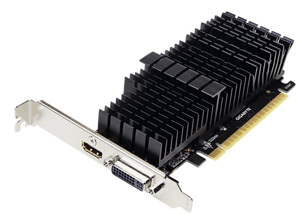 

Відеокарта GigaByte GeForce GT 710 2048MB GDDR5 (64bit) (954/5010) (DVI, HDMI) (GV-N710D5SL-2GL)