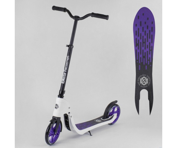 

Самокат двухколесный Best Scooter Super 90003, широкий руль, колеса 200 мм, Фиолетовый