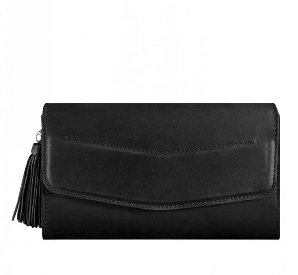 

Женская кожаная сумка Элис BlankNote черная crazy horse BN-BAG-7-G-KR