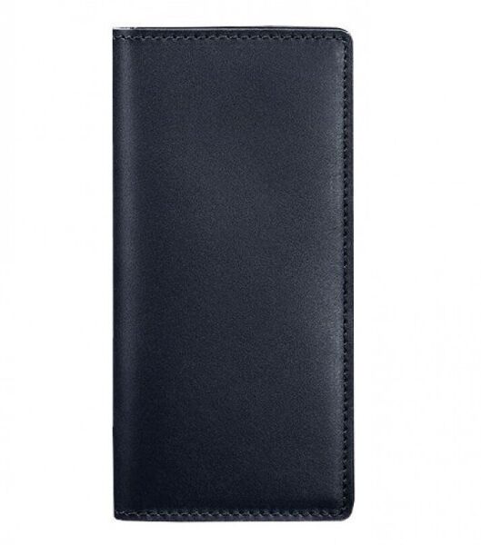 

Кожаное портмоне-купюрник BlankNote 11.0 темно-синее Краст BN-PM-11-NAVY-BLUE