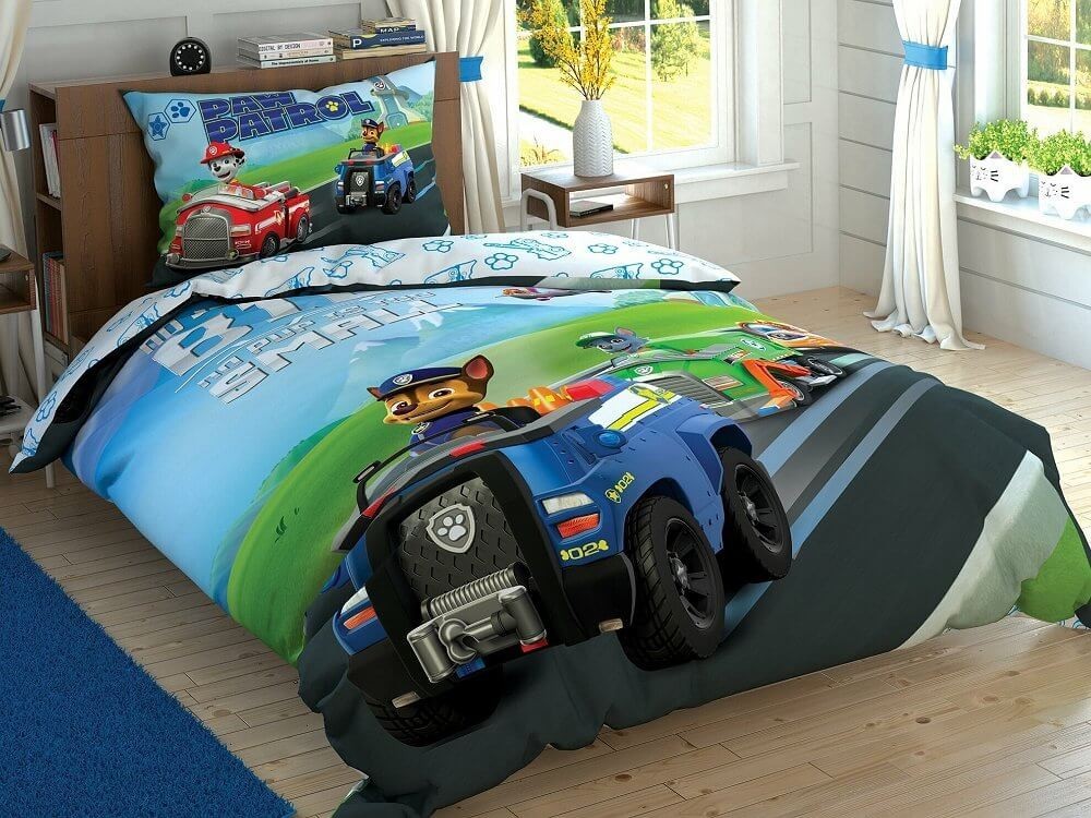 

Комплект постельного белья TAC Paw Patrol Team Ранфорс детский и подростковый