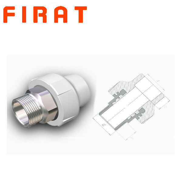 

Муфта Firat PPR 40 наружня 1 1/4"