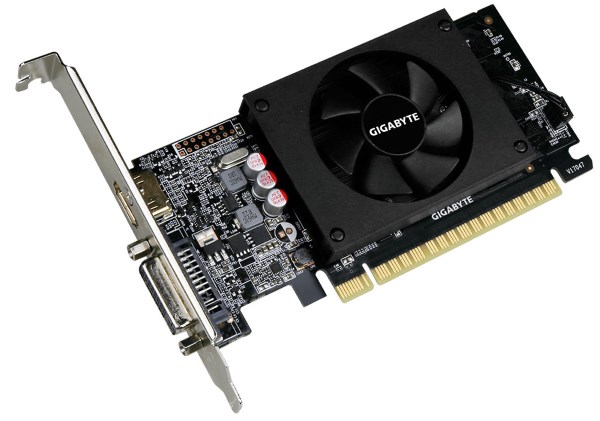 

Відеокарта GigaByte GeForce GT 710 1GB GDDR5 64-bit Low Profile