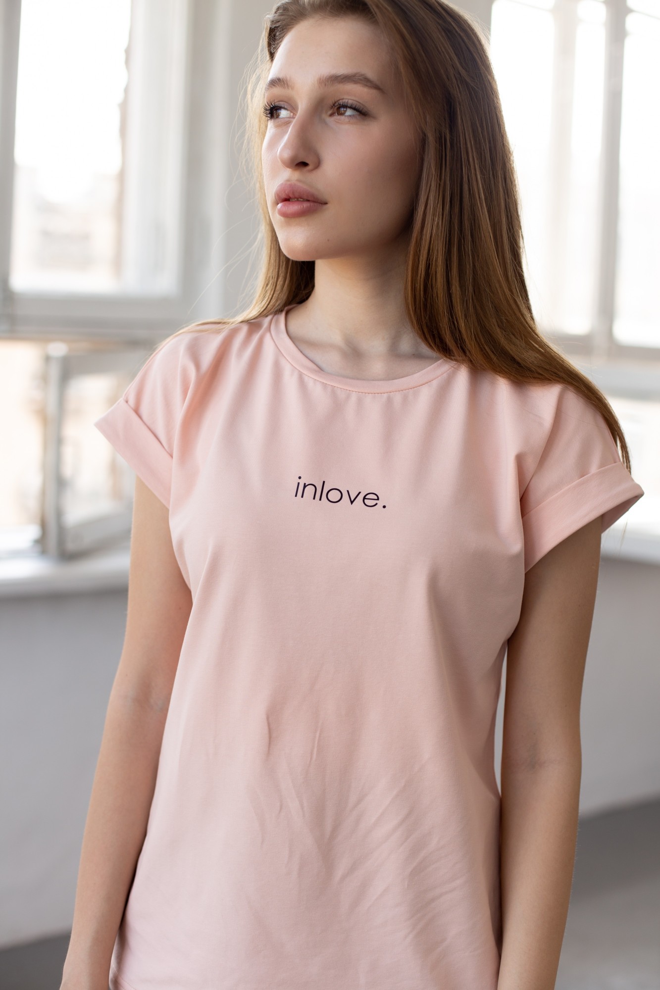 

Футболка Unicorn персиковая inlove One size