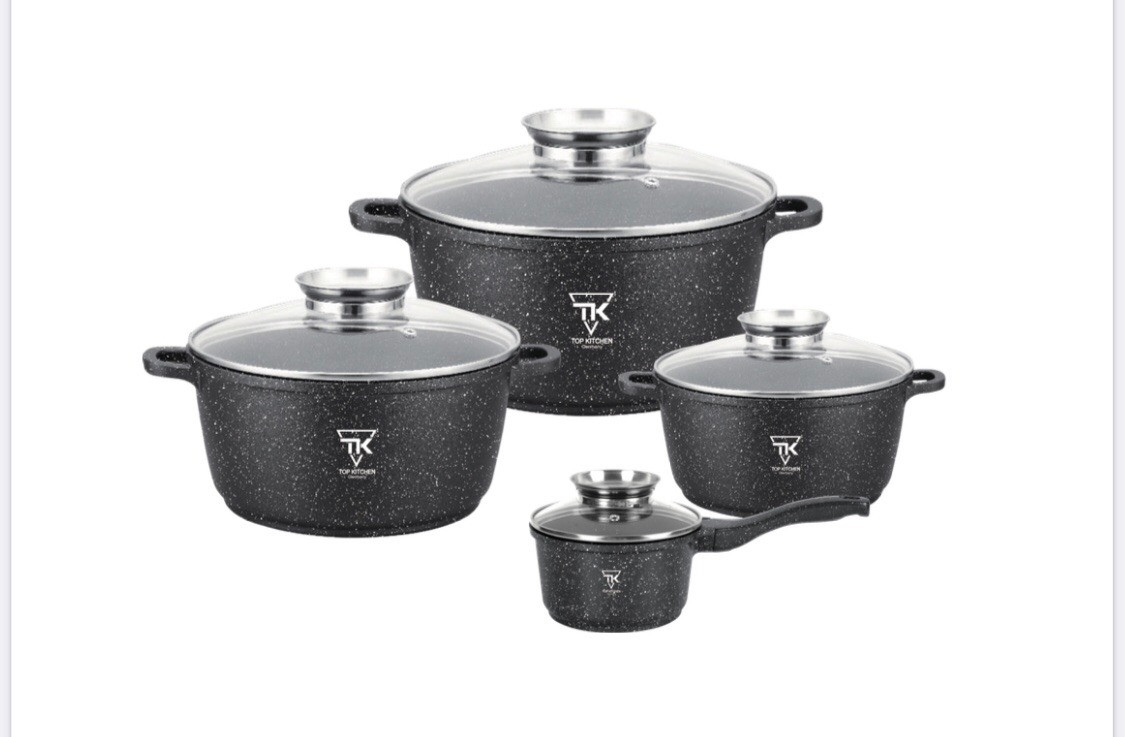 

Набор Кастрюль Top Kitchen TK00050 из 4 ёмкостей чёрный