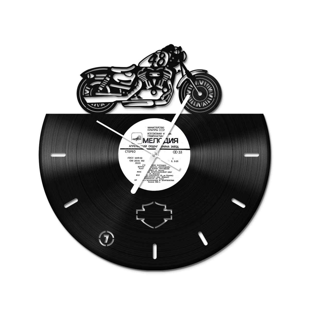 

Вініловий годинник Bear Kustom Arts HD 48 30 см