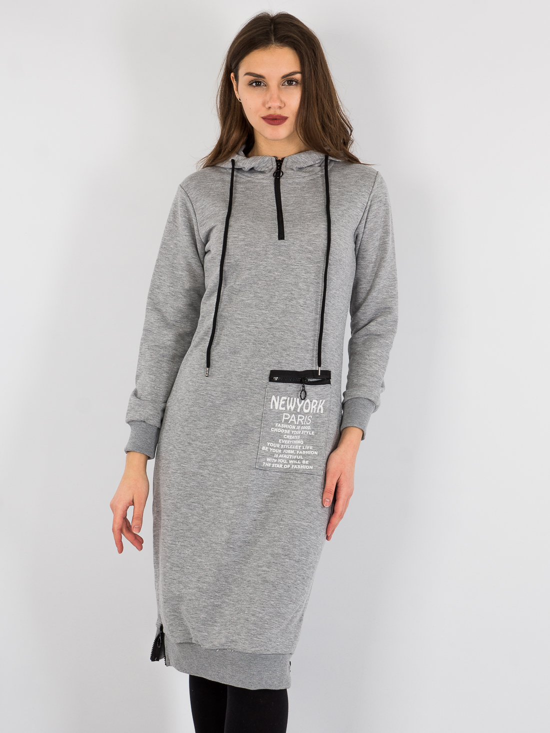 

Платье BEBE PLUS 24502  Серый, Платье BEBE PLUS 24502 S Серый