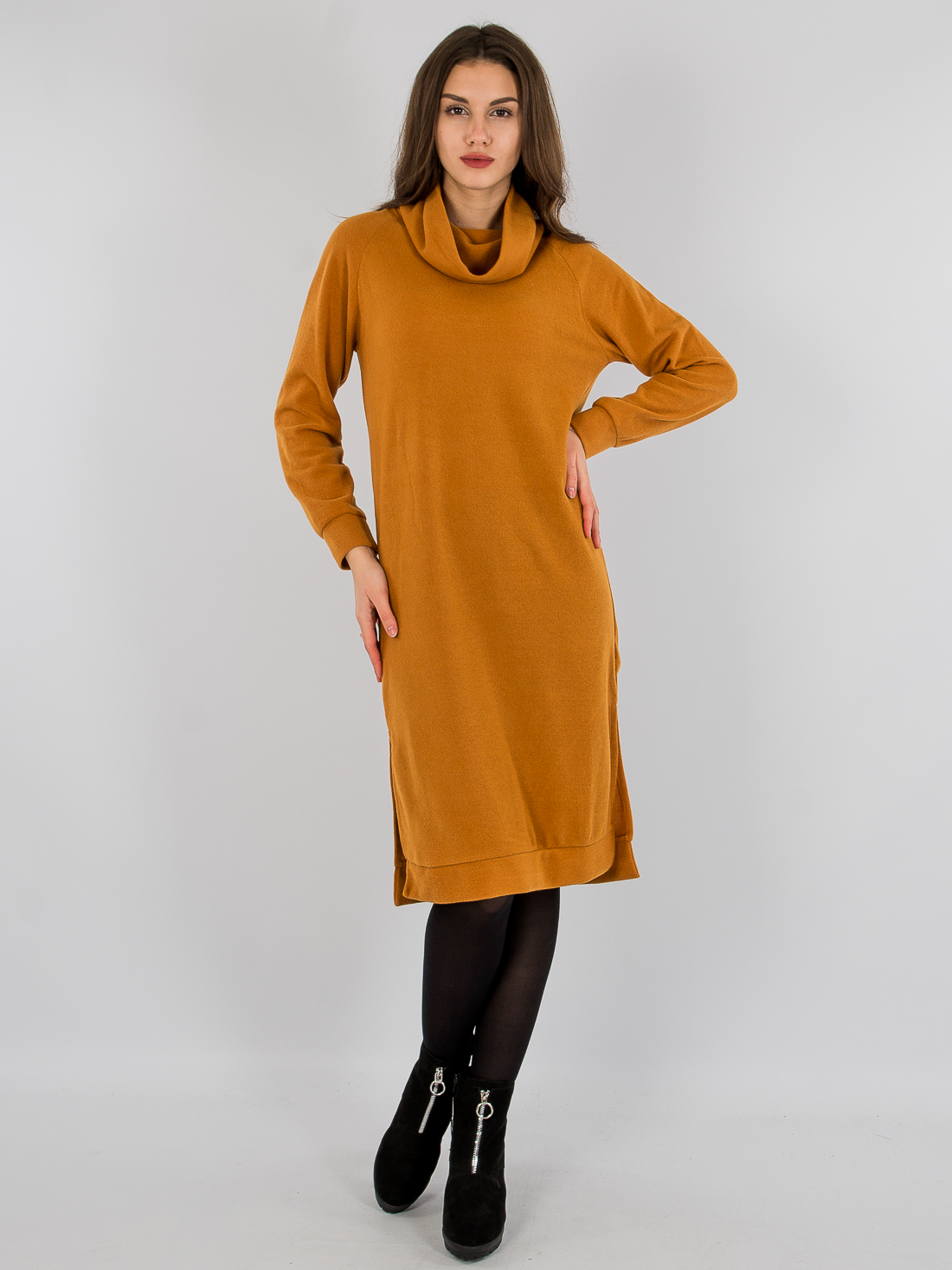 

Платье BEBE PLUS 24516 S Горчичный