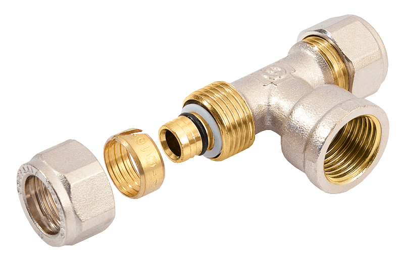 

Тройник обжимной General Fittings 20х1/2" В (5300.12.2012)