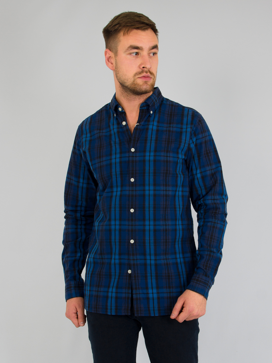 

Рубашка Jack & Jones VY-150816-020  Синий, Рубашка Jack & Jones VY-150816-020 L Синий