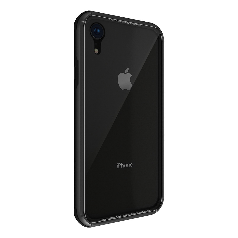 

Чехол SwitchEasy iGlass для iPhone XR прозрачный + черный (GS-103-45-170-11)