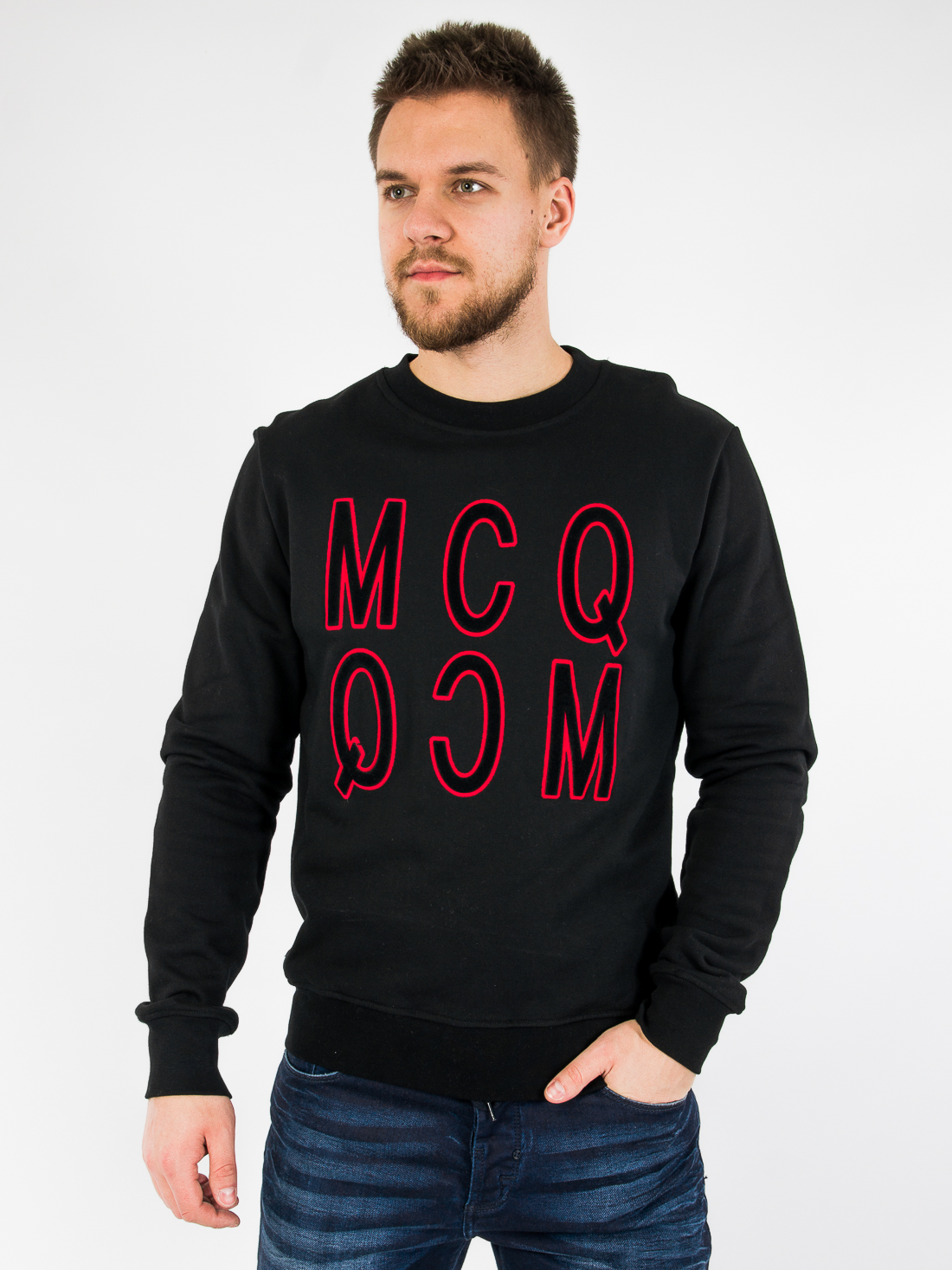 

Свитшот Alexander McQueen MCQ021019-2 XL Черный