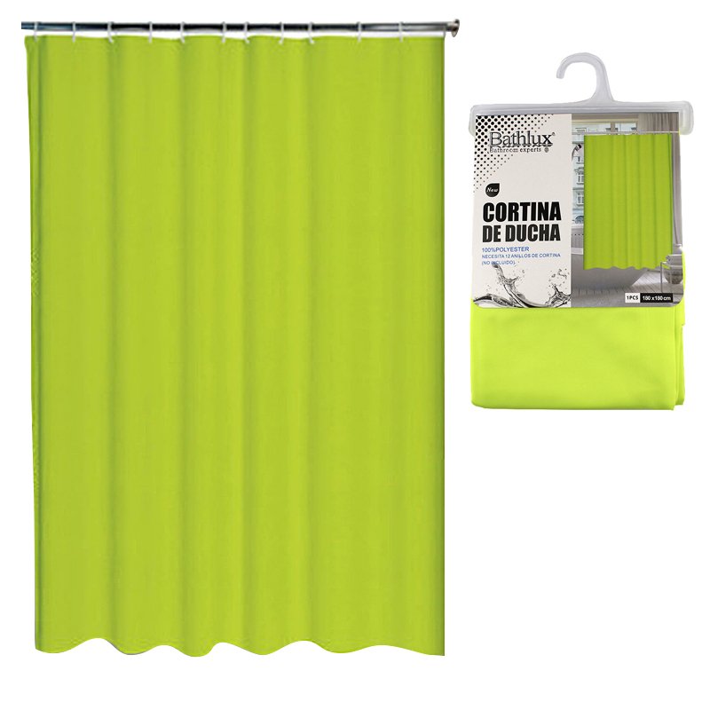 

Занавеска в ванную Bathlux Green Leaves 60052