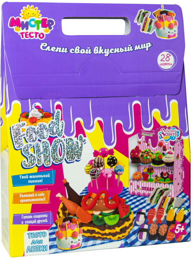 

Набор для творчества Strateg Мистер тесто - Food show (71212) (4820175999734)