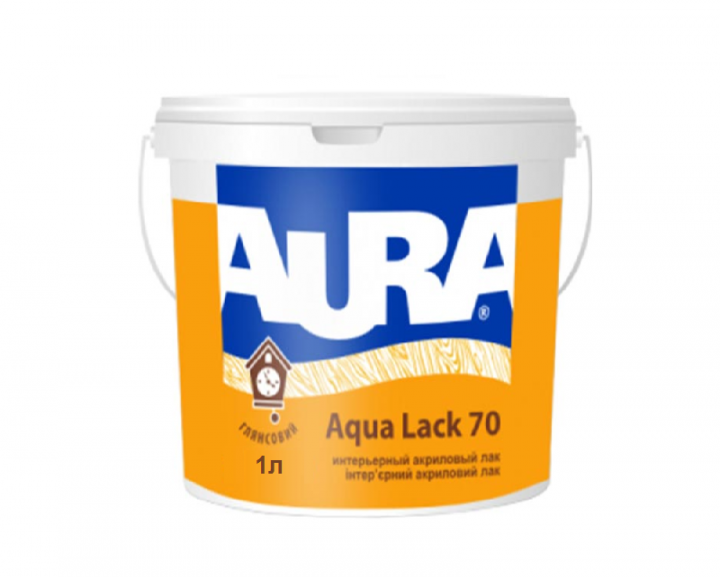 Лак интерьерный Aura Aqua Lack 70 1 л - акриловый водоразбавляемый .