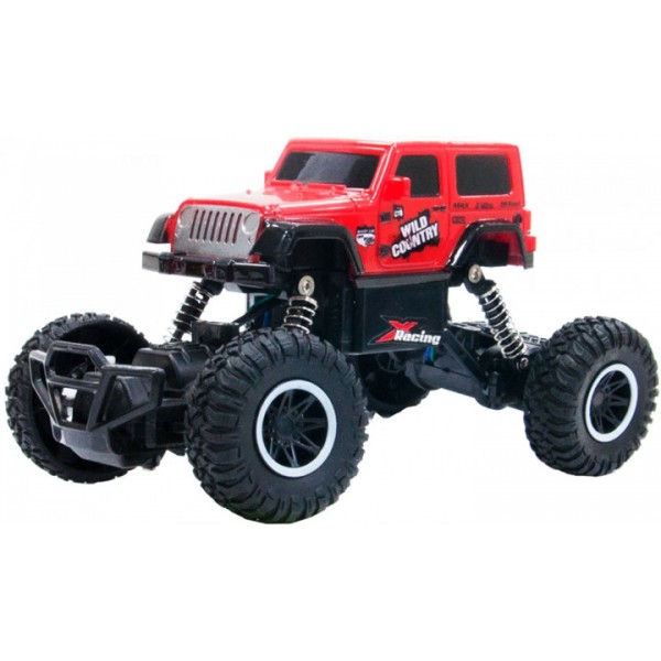 

Автомобиль OFF-ROAD CRAWLER на р/у – WILD COUNTRY (красный, аккум. 3,6V, 1:20)
