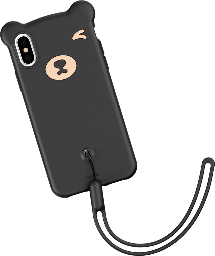 

Панель Baseus Bear Silicone для Apple iPhone Xs Black (WIAPIPH58-BE01)