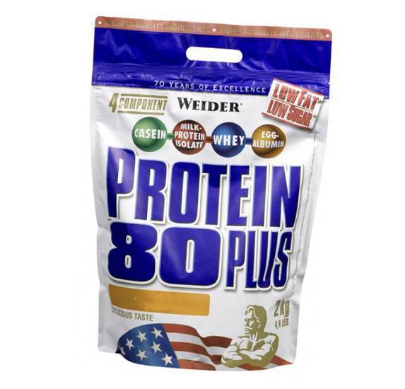 

Protein 80 Plus Weider 2000г Ваниль (29089001)