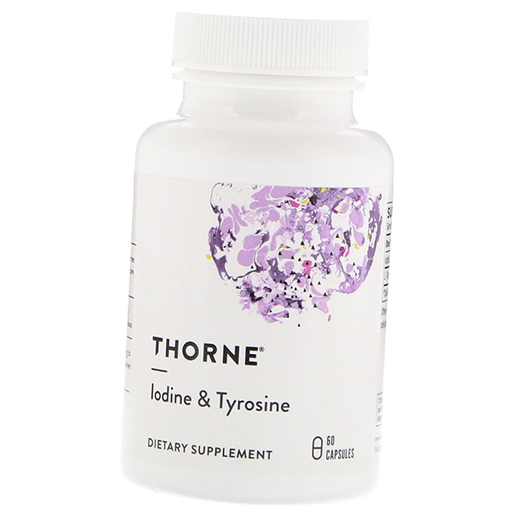

Йод и Тирозин, Iodine & Tyrosine, Thorne Research 60капс (36357102)