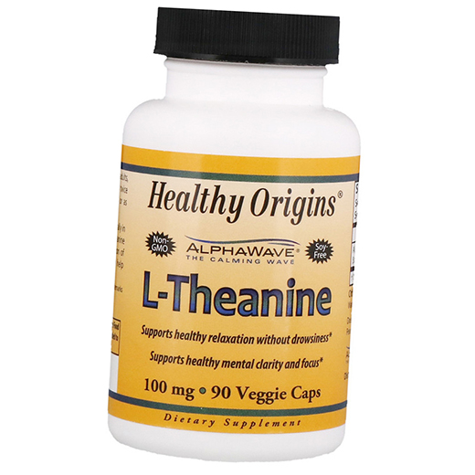 

Теанин, L-Theanine, Healthy Origins 90вегкапс (27354003)