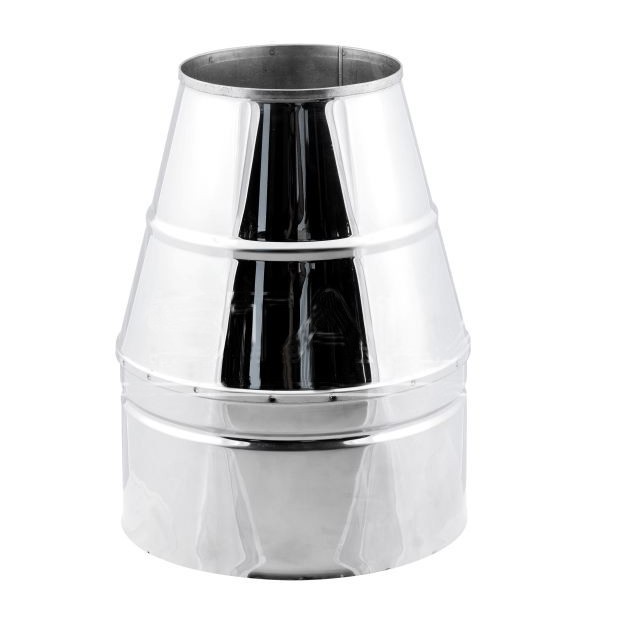 

Конус STALAR Термо Ø250/320 нерж/нерж 0.8мм элемент дымохода из нержавеющей стали 321