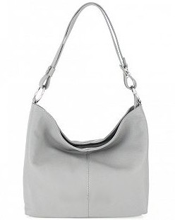 

Женская кожаная сумка Italian bags DB15207 gray