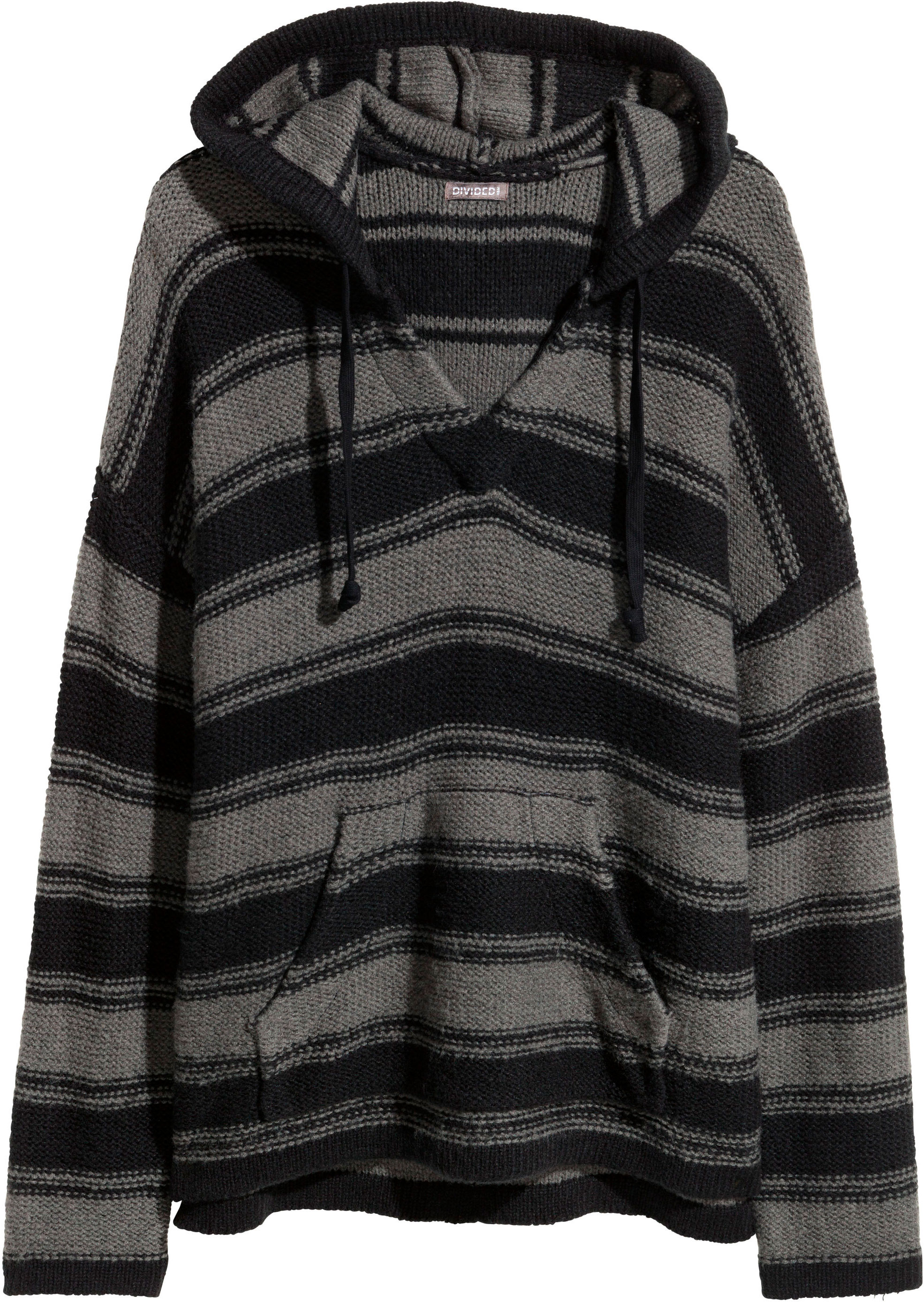 Худи H&M 5122536 L Серо-черное (AB3000000760413) – в интернет-магазине ...
