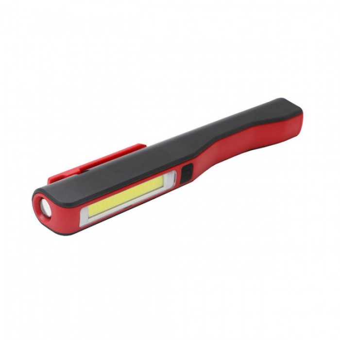 

Аккумуляторный фонарик с магнитом и USB зарядкой BL-ESEN-86A COB Красный