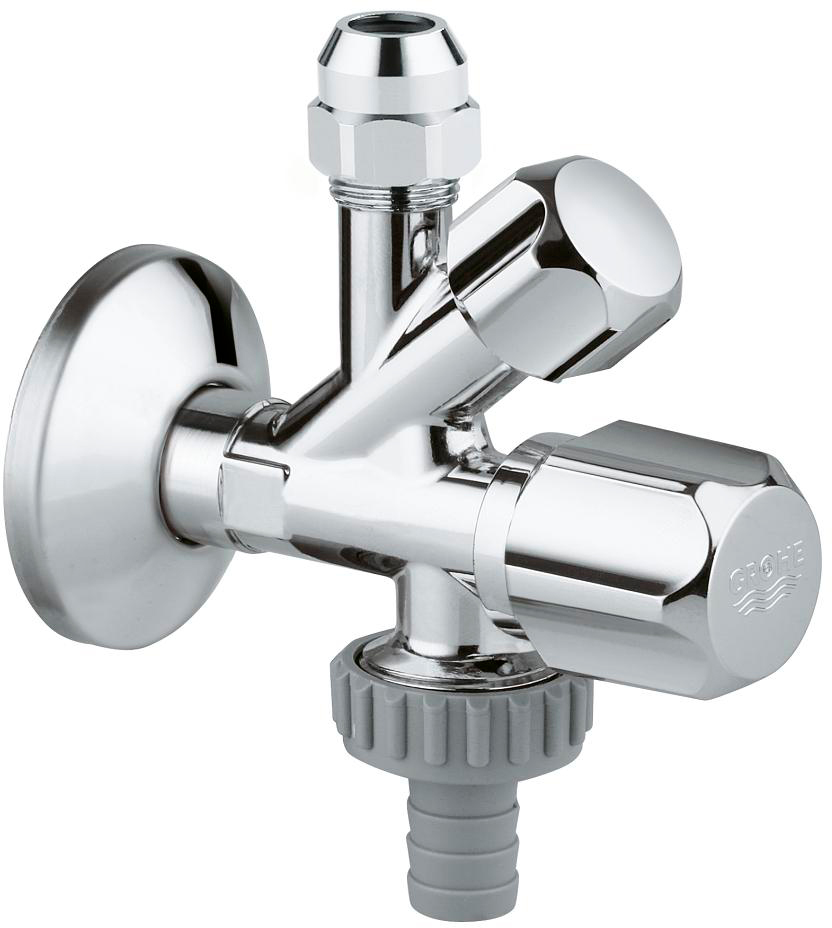 

Вентиль угловой GROHE 22036000 1/2" комбинированный
