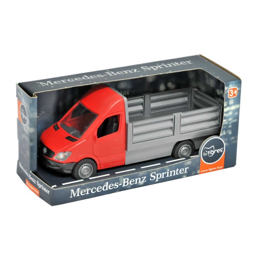 

Машинка бортовая Mercedes-Benz Sprinter красный TIGRES (39673) (152701)