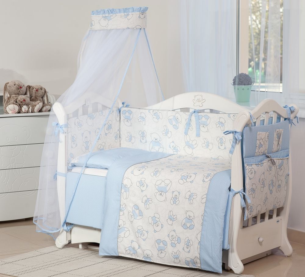 

Постель Twins Dolce D-007 Мишки blue