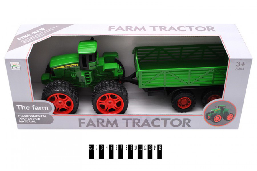Детская игрушка Трактор Фермер инерционный (коробка) car6862 – низкие ...