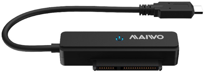 Адаптер Maiwo USB3.1 GEN 2 Type-C - SATA III для SSD/HDD SATA 2.5" (K105AG2 black) — фото 2