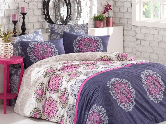 

Постельное белье Majoli Bahar teksil Oscar v2 200х220