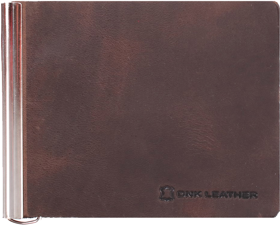 

Зажим для купюр из натуральной кожи DNK Leather DNK-Spring-clamp-plus-F Коричневый